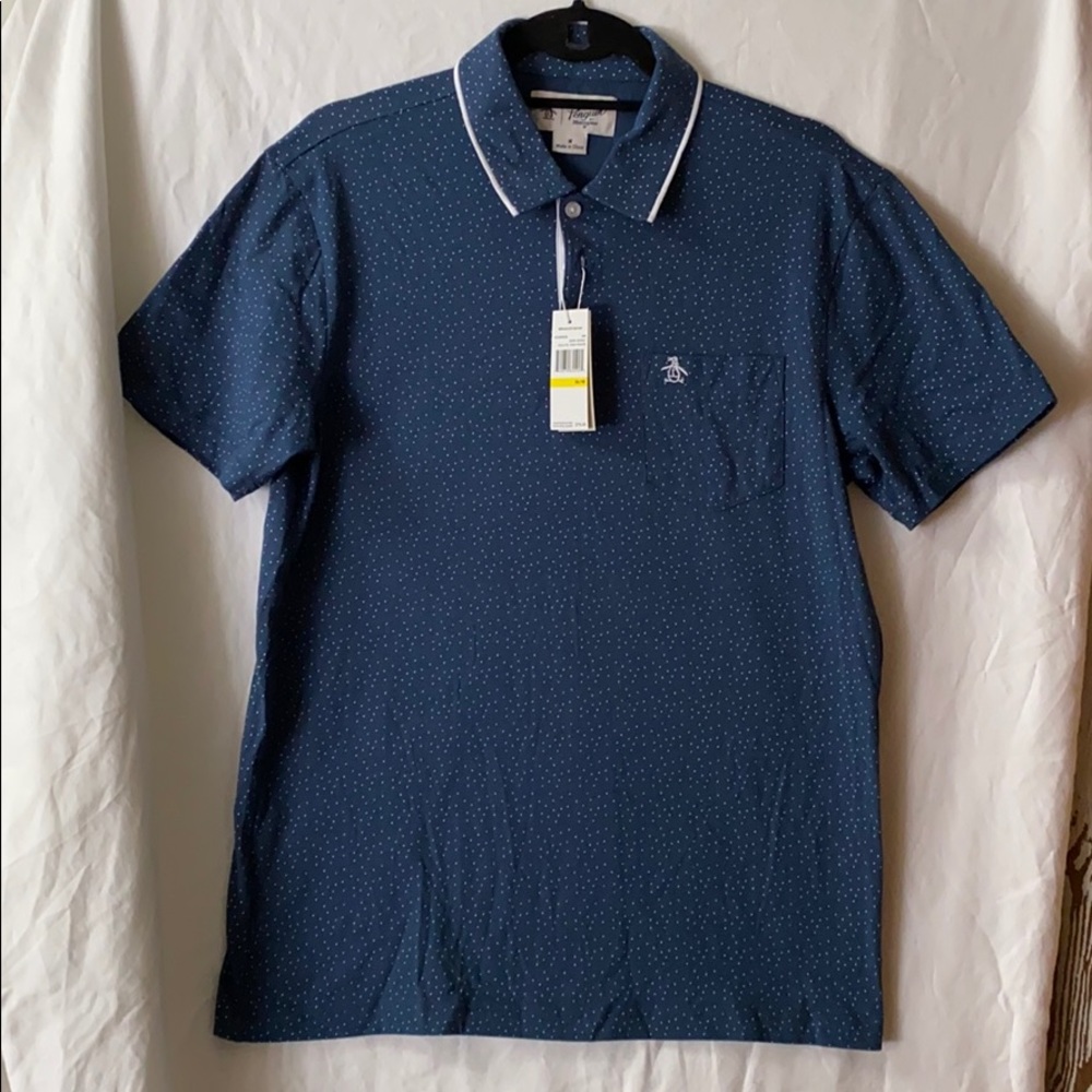 NWT, Men’s polo style, short sleeve shirt, M